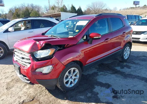 2020 Ford Ecosport Se z USA, uszkodzony, nr VIN MAJ3S2GE2LC387390